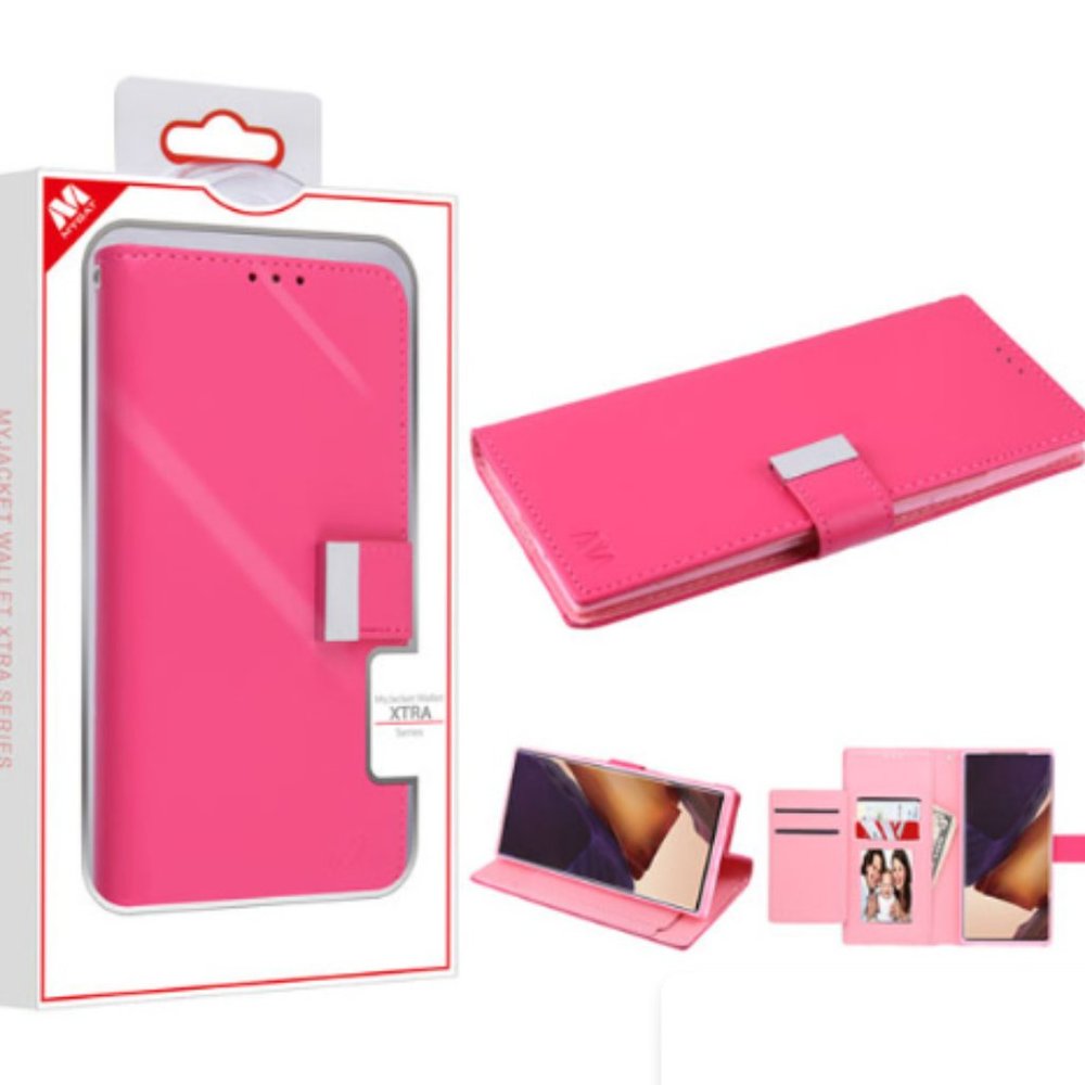 MyBat MyJacket Wallet Xtra Series for Samsung Galaxy Note 20 Ultra Hot Pink/Pink